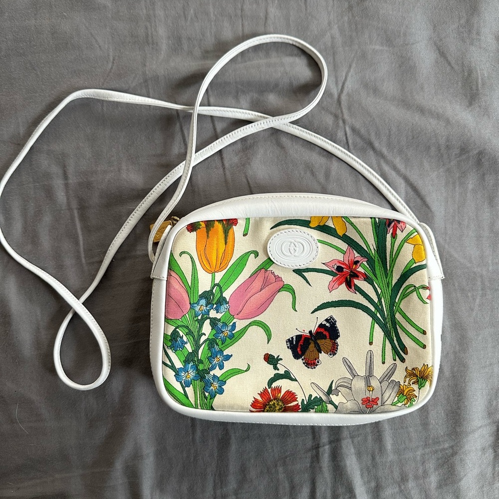 Vintage Gucci Floral Crossbody